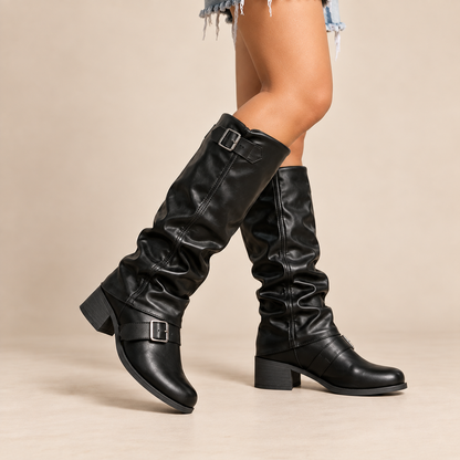 Amélie™ Ruched Buckle Boots